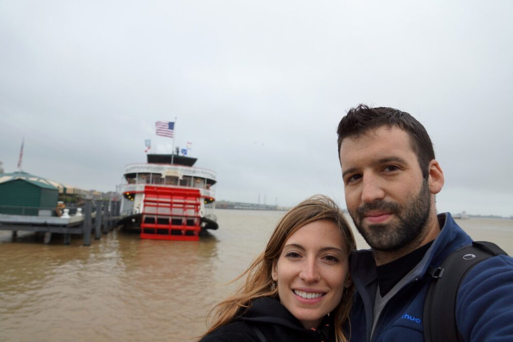 Selfie avec le Mississippi