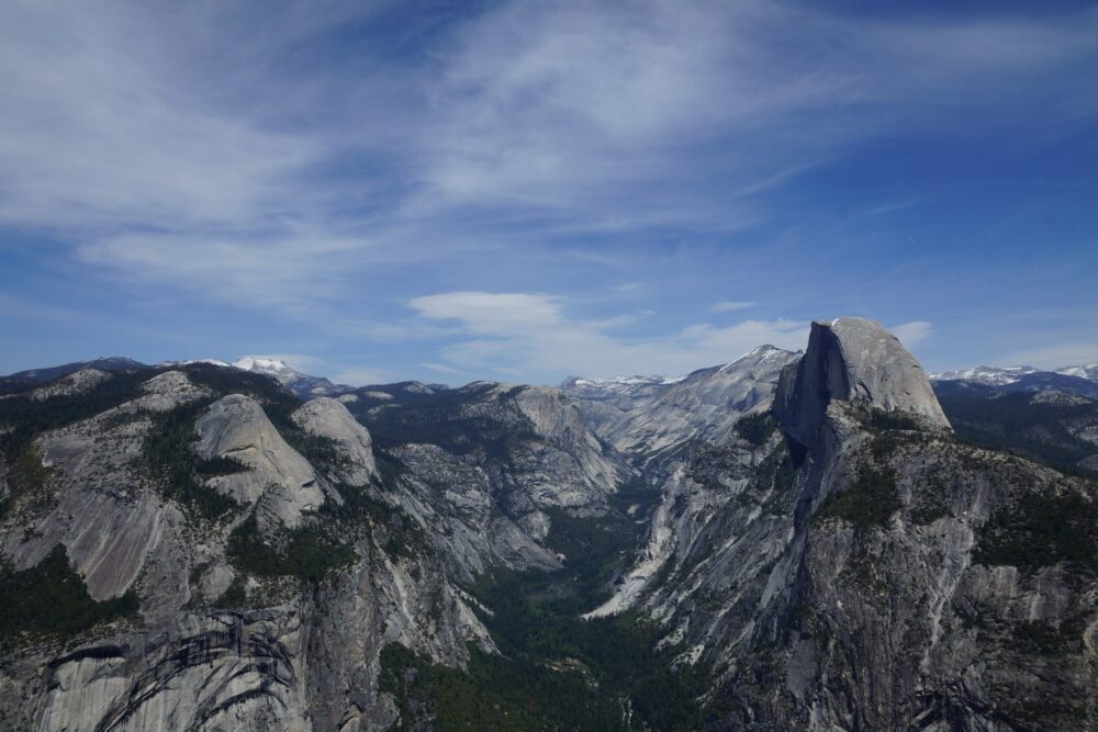 La vue sur le célèbre "Half-Dome"