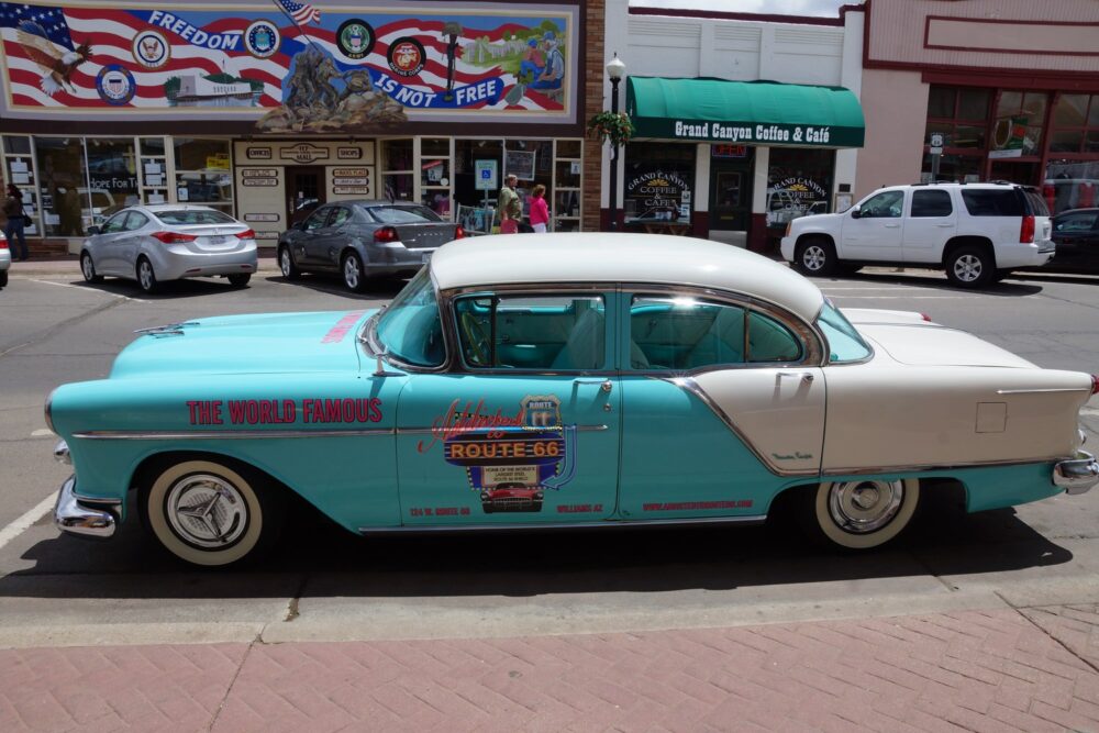 La ville est pleine d'antiquités rappelant la grande époque de la route 66