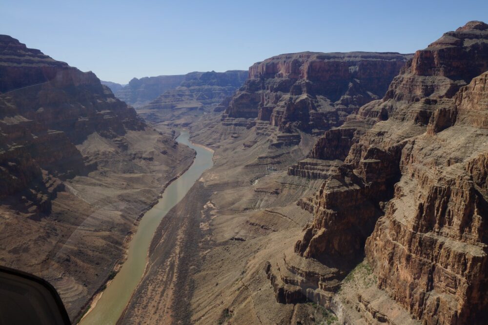 En plein dans le Grand Canyon !
