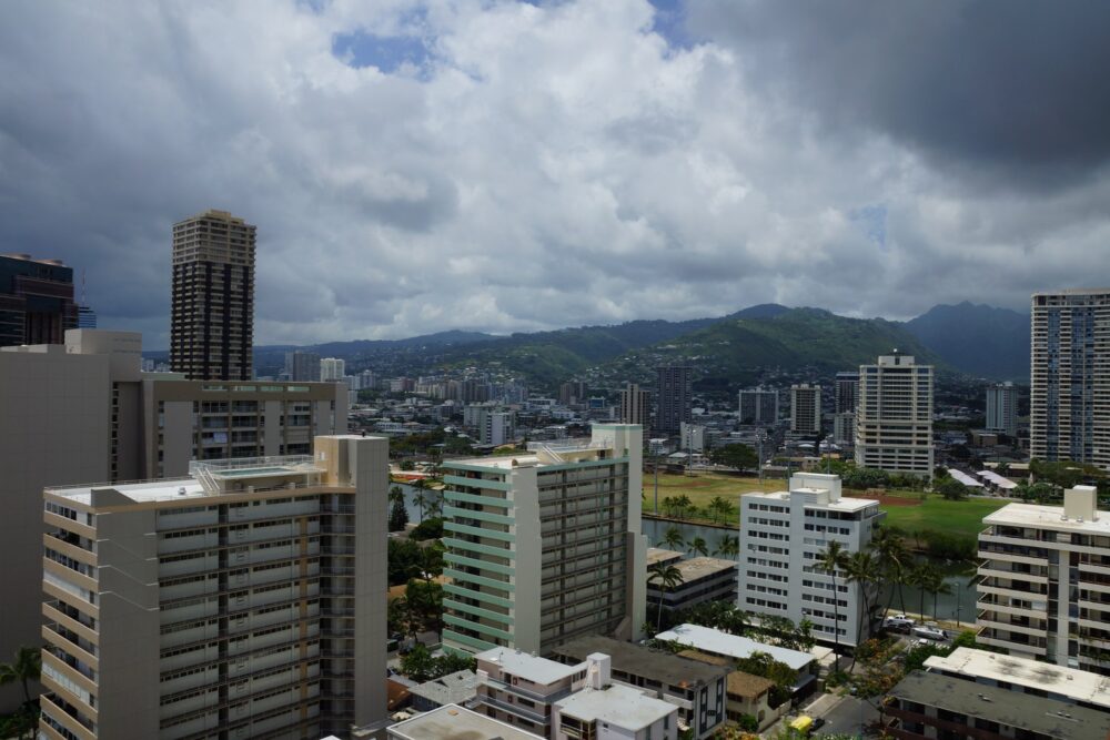Même un orage qui se prépare a du charme lorsque l'on est à Hawaii !