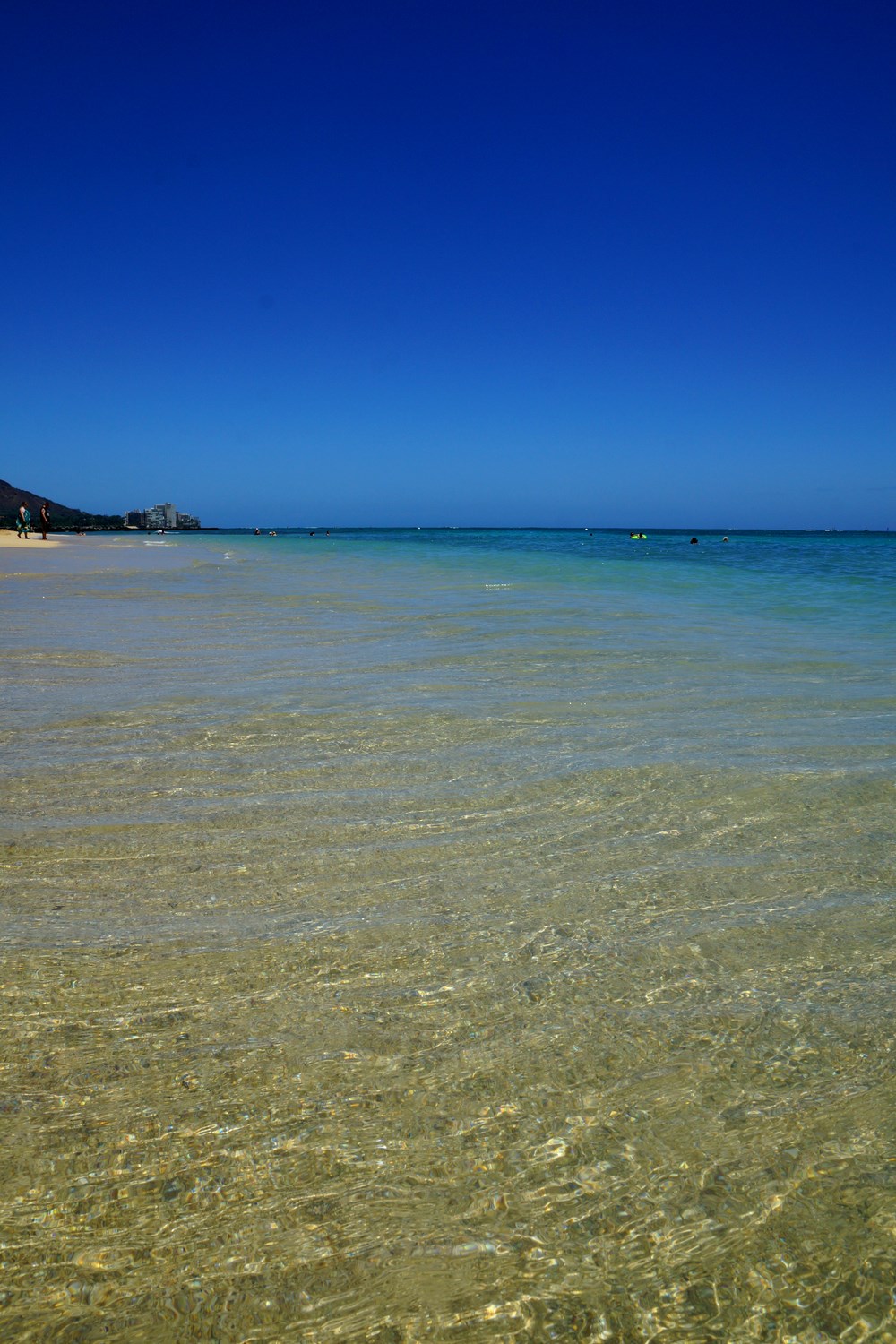 On a eu le droit à une belle eau transparente