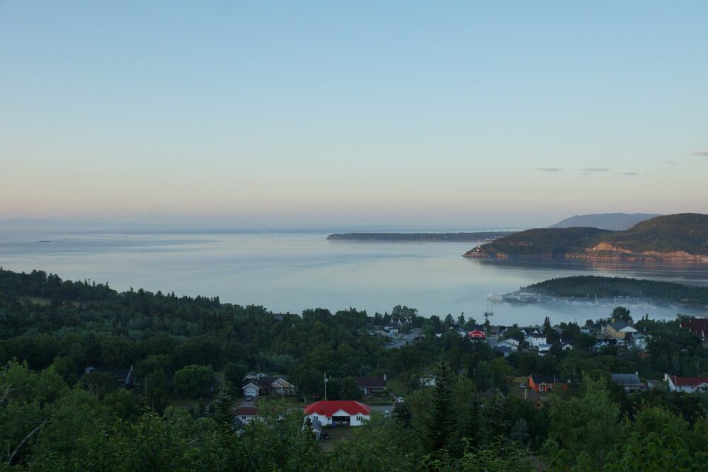 La vue depuis notre emplacement. Pas mal, non ?